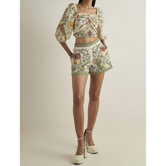 NEW RANNA GILL floral shorts in multi